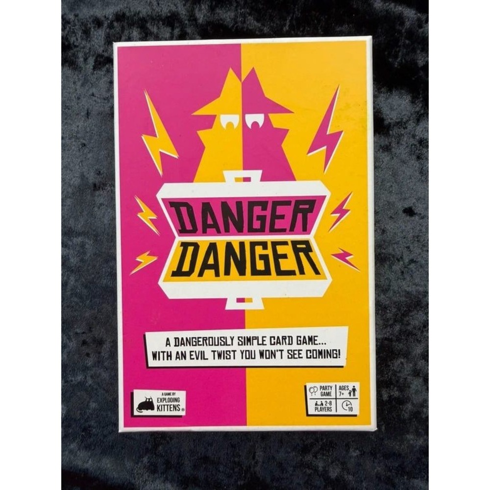 Danger Danger Exploding Kittens Card Game 2023 2-8 Players Ages 7+ Party Game